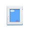 Janela Oscilo-batente 500X600 Direita Branco Vidro Transparente