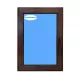 Ventana PVC 700x1000 Nogal Oscilobatiente Izquierda Vidrio Transparente