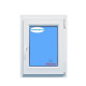Ventana PVC 600x900 Blanca Oscilobatiente derecha Vidrio Transparente