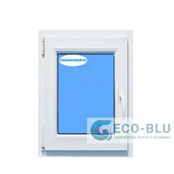 Fenêtre PVC 600x900 oscillo-battant Blanc Gauche Verre Transparent