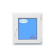 Fenêtre PVC 900x900 oscillo-battant Blanc Droite Verre Transparent Fenêtre PVC 900x900 oscillo-battant Blanc Droite Verre Transparent