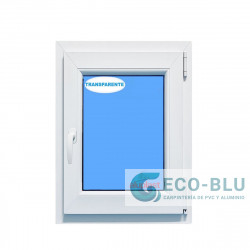 Windows Upvc Tilt and Turn 900X1200 Single Right White Glass Clear