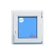 Janela Oscilo-batente 700x700 Direita Branco Vidro Granulado Janela Oscilo-batente 700x700 Direita Branco Vidro Granulado