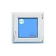 Ventana PVC 600x500 Blanca Oscilobatiente Derecha Vidrio Mate