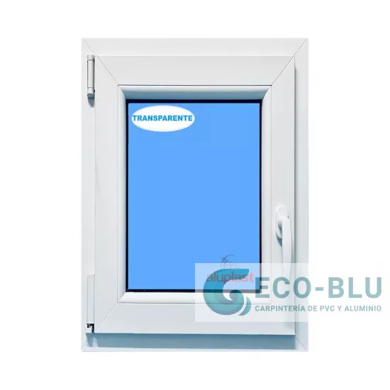 Finestra ad anta ribalta PVC 700x1000 Bianco sinistra Vetro trasparente