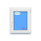 Janela Oscilo-batente 600X800 Direita Branco Vidro Transparente