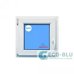 Windows Upvc Tilt and Turn 500X500 Single Left White Glass Frosted