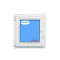 Windows Pvc Tilt and Turn 900X900 Single Left White Glass Clear