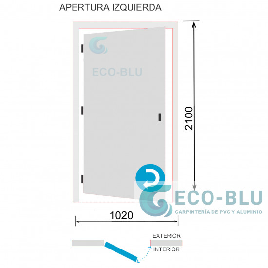 Porta modello ALTEA Serie 77 PLUS