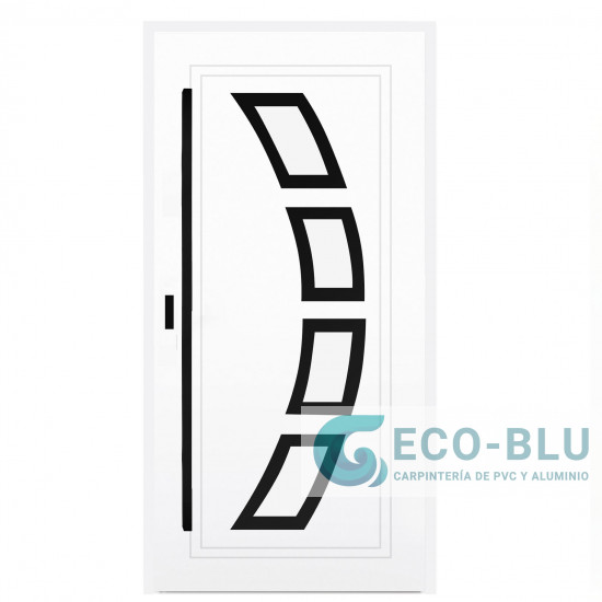 Puerta modelo MALAGA Serie 77 PLUS