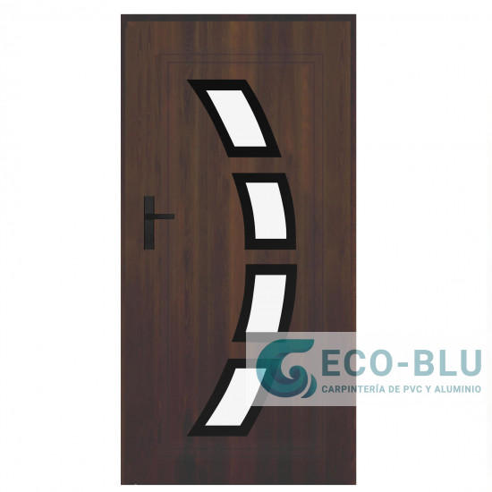 Puerta modelo MALAGA Serie 77 PLUS
