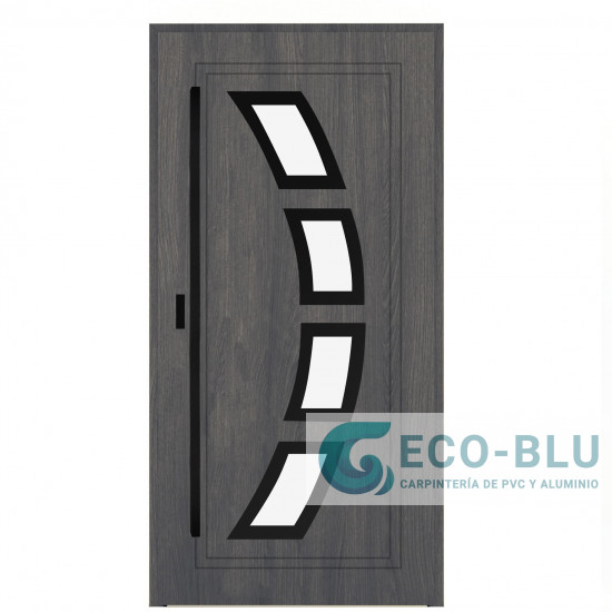 Puerta modelo MALAGA Serie 77 PLUS