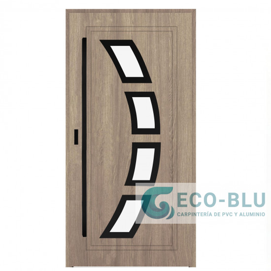 Puerta modelo MALAGA Serie 77 PLUS