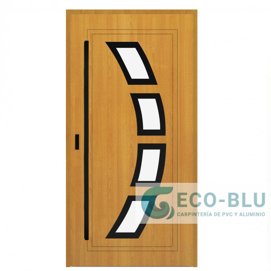 Puerta modelo MALAGA Serie 77 PLUS