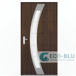Puerta CORDOBA 01 DERECHA  Roble oscuro Serie 77Plus OUTLET