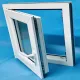 Finestra ad anta ribalta PVC 700x1000 Bianco sinistra Vetro trasparente