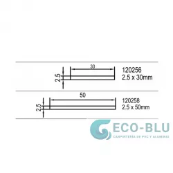 Pletina Tapajuntas PVC Nogal