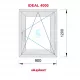 Windows Upvc Tilt and Turn 900X1200 Single Right White Glass Clear