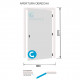 Porta CORDOBA 01 DESTRA Quercia scura  Serie 77Plus OUTLET
