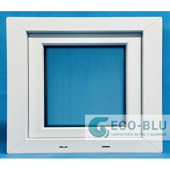 Windows Upvc Tilt and Turn 600X500 Single Left White Glass Frosted