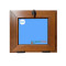 Finestra PVC a battente 600x500 Quercia Dorata  Vetro smerigliato