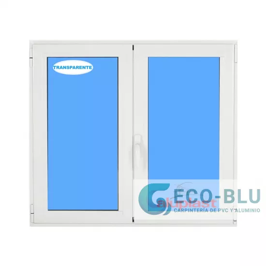 Windows Pvc Tilt and Turn 1000x1000 Double White Glass Clear