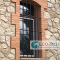 Ventana Pvc rustica nogal
