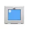 Ventana PVC 600x500 Blanca Oscilante Vidrio Mate