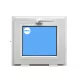 Ventana PVC 600x500 Blanca Oscilante Vidrio Mate