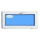 Ventana PVC 1000x500 Blanca Oscilante Vidrio Transparente