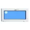 Ventana PVC 1000x500 Blanca Oscilante Vidrio Mate