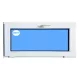 Ventana PVC 1000x500 Blanca Oscilante Vidrio Mate