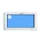 Janela PVC Basculante 800X500 Branco Vidro Granulado