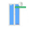 Porte balcone ad anta ribalta PVC 1500x2100 Bianco Vetro trasparente Maniglia Interno