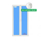 Porte balcone ad anta ribalta PVC 1500x2100 Bianco Vetro trasparente Maniglia Interno