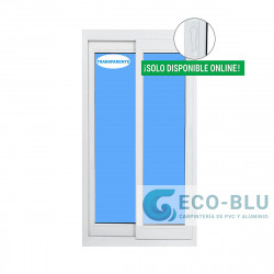 Porta scorrevole 1500x2100 Bianco Vetro Trasparente Maniglia Interno nascosta