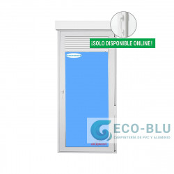Balkontüren PVC 900x2285 Weiss Drehkipp Rechst Sauberes Glas von Vorbaurollläden Haustürdrücker Innen/Außen mit schloss