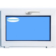 Ventana PVC 800X500 Blanca Oscilante Vidrio Transparente